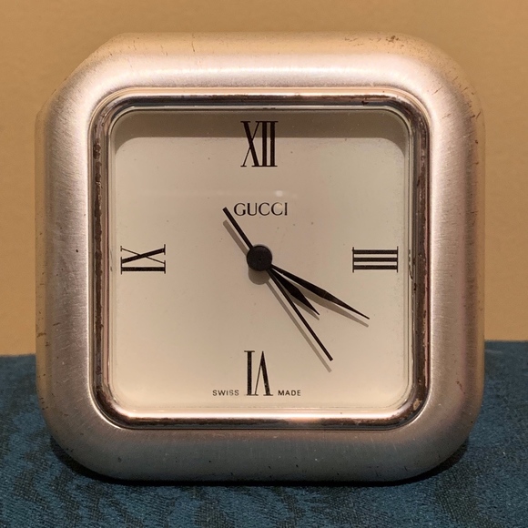Gucci Other - Gucci Desk Clock, Silver Gucci Other - Gucci Desk Clock, Silver